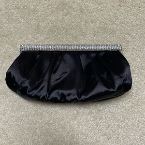 Black Evening Bag - Bridal Bag - Prom Bag - Purse - with Sparkle